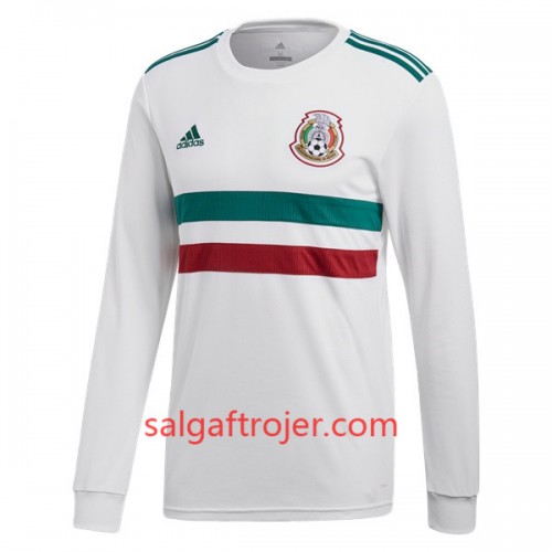 Mexico Fodboldtrøjer Udebanesæt VM 2018 Langærmet Mexico Fodboldtrøjer Udebanesæt VM 2018 Langærmet